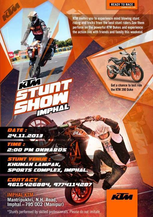 KTM Stunt Show Imphal